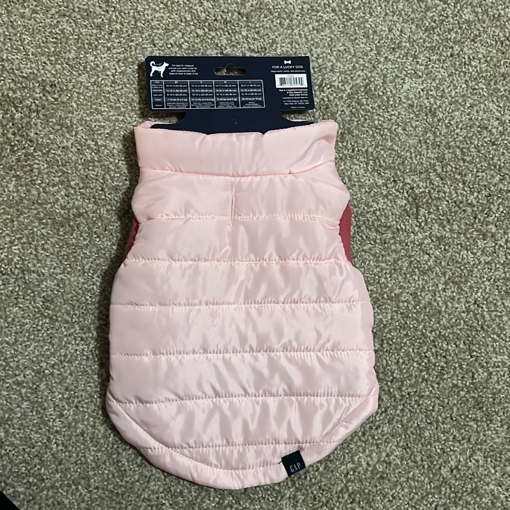 New GAP Dog Pink Jacket Size S - Picture 7 of 8